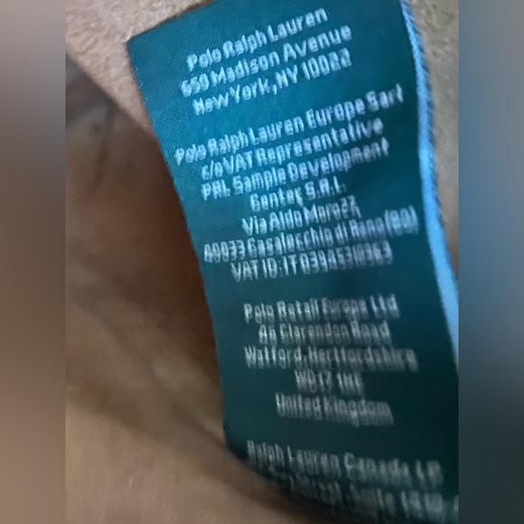 Lauren Ralph Lauren Gorgeous Camel Brown Canvas Leather Medium Shoulder Tote Bag - Picture 7 of 16